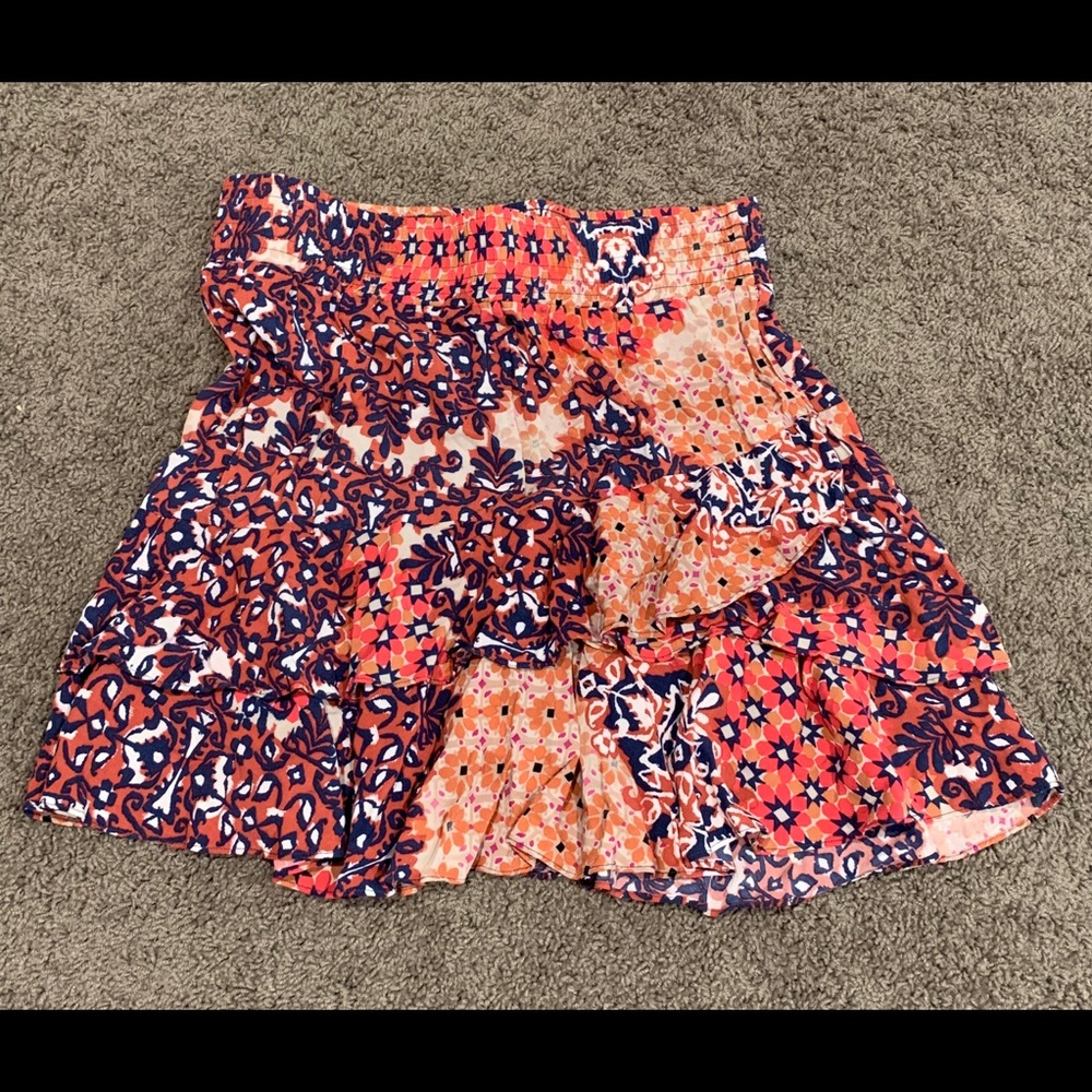 Cabi ruffled boho skirt